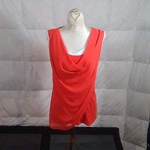 Orange blouse New York & Co.